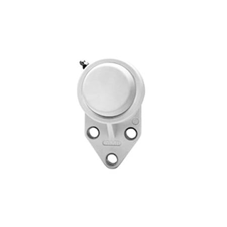 Ami Bearings SINGLE ROW BALL BEARING - 1-1/8in ZINC NARROW SET SCREW BLACK 3-BOLT FLANGE CLS COV BS BFBL6-18MZ2CEB